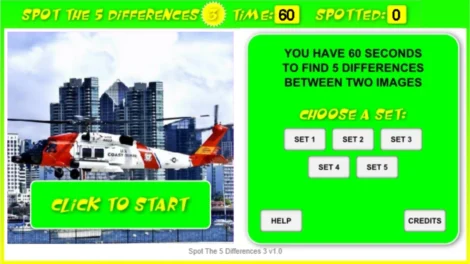 Spot The 5 differences 3