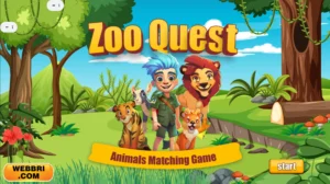 Zoo Quest - Animals Matching Game - Browser Game for Kids