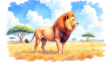 Lion - the king of the jungle